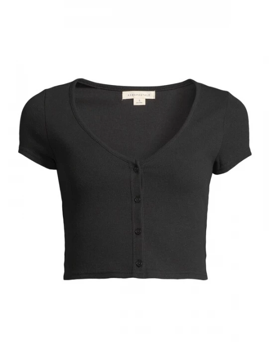 Foto van product AÉROPOSTALE Shirt zwart AEROPOSTALE