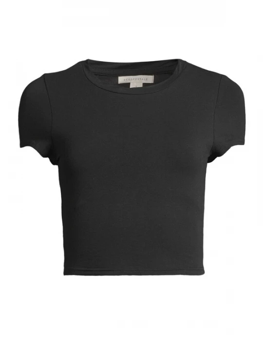 Foto van product AÉROPOSTALE Shirt zwart gemêleerd AEROPOSTALE