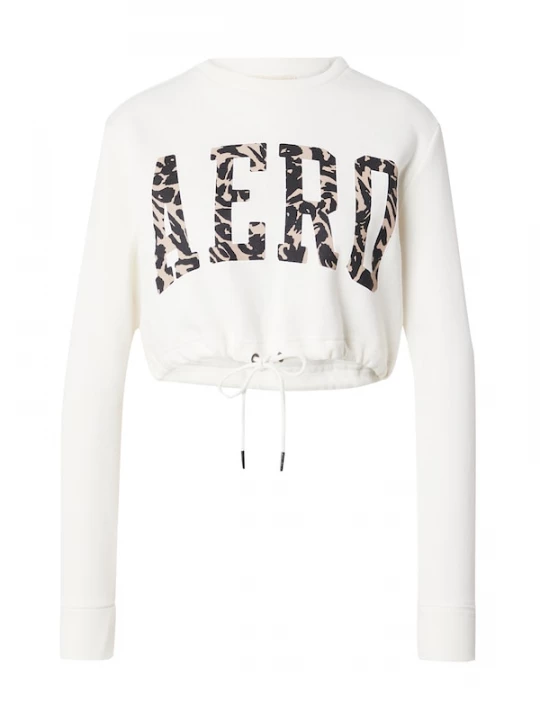 Foto van product AÉROPOSTALE Sweatshirt brokaat / zwart / offwhite AEROPOSTALE