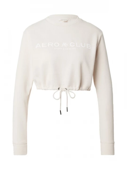 Foto van product AÉROPOSTALE Sweatshirt camel / wit AEROPOSTALE