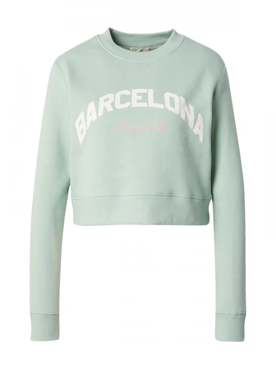 Foto van product AÉROPOSTALE Sweatshirt mintgroen / rosa / wit AEROPOSTALE