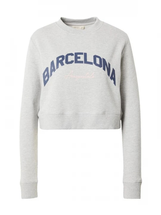 Foto van product AÉROPOSTALE Sweatshirt navy / grijs gemêleerd / zalm roze AEROPOSTALE