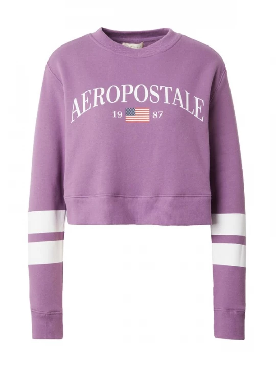 Foto van product AÉROPOSTALE Sweatshirt 'USA' navy / lila / rood / wit AEROPOSTALE