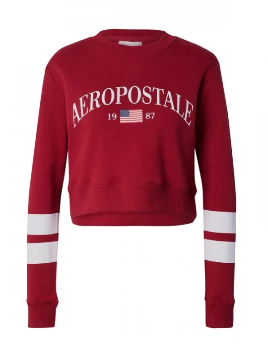 Foto van product AÉROPOSTALE Sweatshirt 'USA'' navy / rood / wit AEROPOSTALE