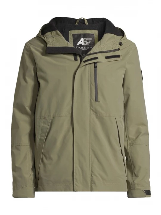 Foto van product AÉROPOSTALE Tussenjas kaki / zwart AEROPOSTALE