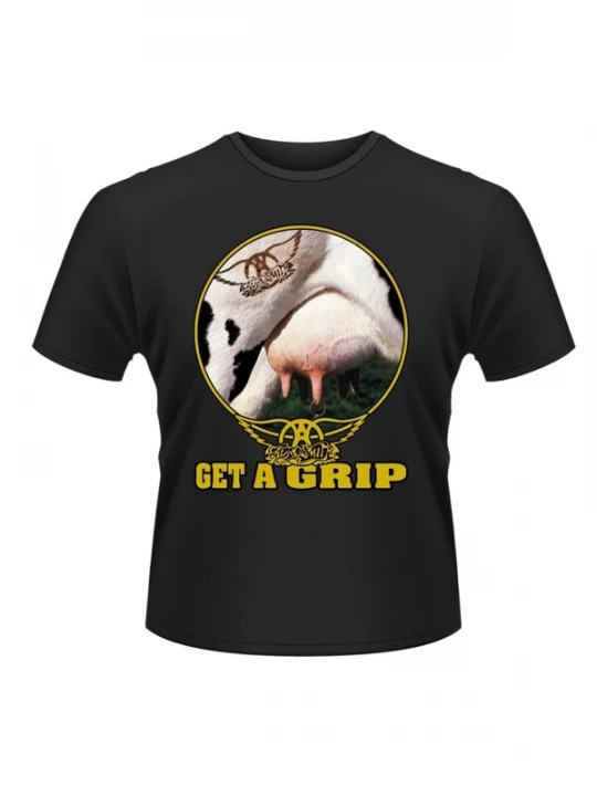 Foto van product Aerosmith Shirt 'Aerosmith Get A Grip T-Shirt' zwart