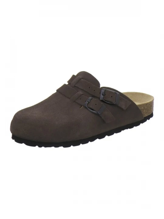Foto van product AFS-Schuhe Clogs 'Clogs Damen espresso Veloursleder' donkerbruin