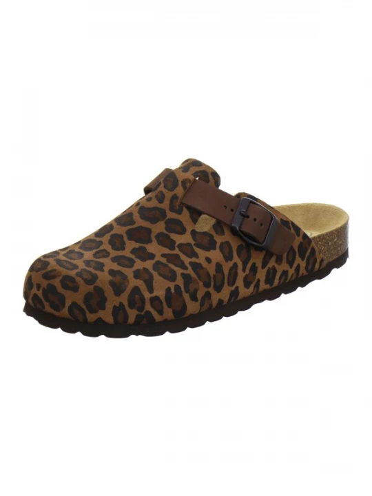 Foto van product AFS-Schuhe Clogs 'Clogs Damen Leder leo-braun' bruin