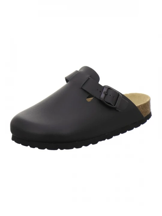 Foto van product AFS-Schuhe Clogs 'Clogs Damen Leder schwarz' zwart
