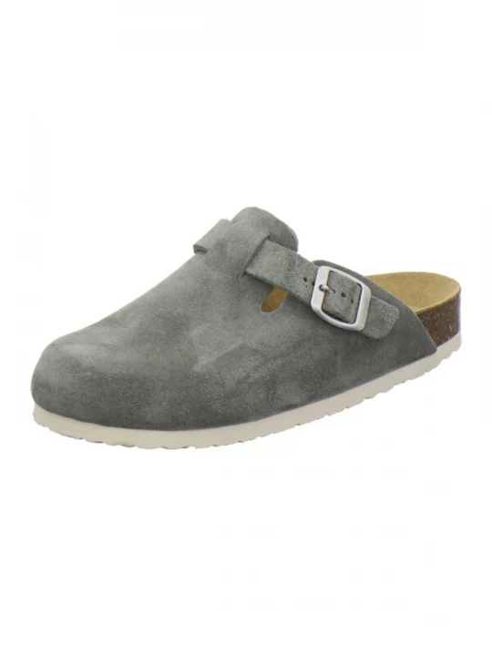 Foto van product AFS-Schuhe Clogs 'Clogs Damen olive Veloursleder' olijfgroen