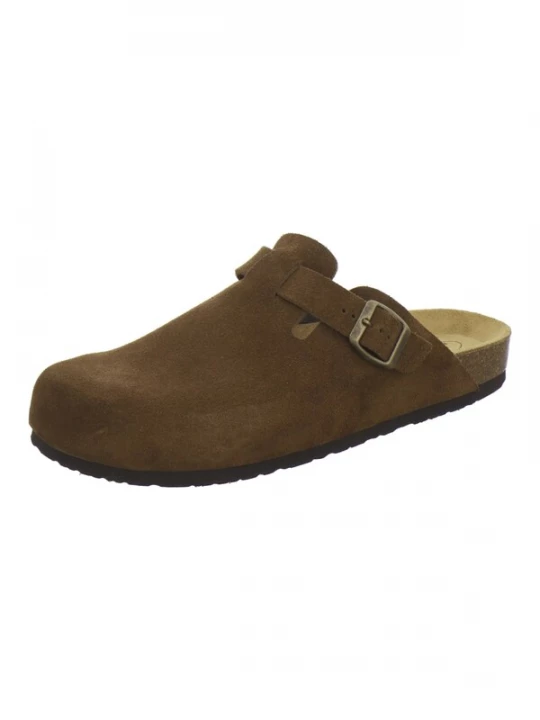 Foto van product AFS-Schuhe Clogs 'Clogs Herren cafe Veloursleder' bruin