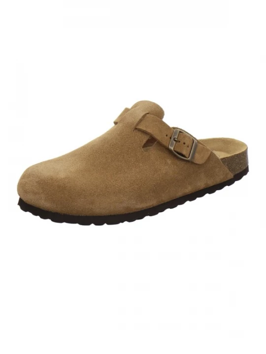 Foto van product AFS-Schuhe Clogs 'Clogs Herren cognac Veloursleder' cognac