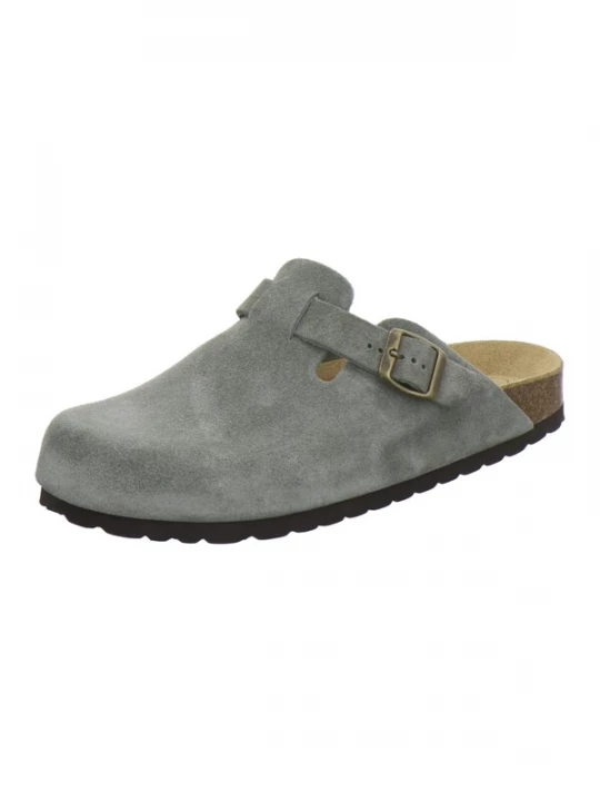 Foto van product AFS-Schuhe Clogs 'Clogs Herren olive Veloursleder' olijfgroen