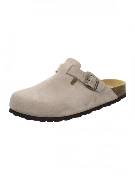 Foto van product AFS-Schuhe Clogs 'Clogs Herren quarz Veloursleder' donkerbeige