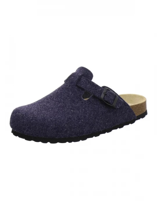 Foto van product AFS-Schuhe Huisschoen 'Hausschuhe Herren Filz blau' navy