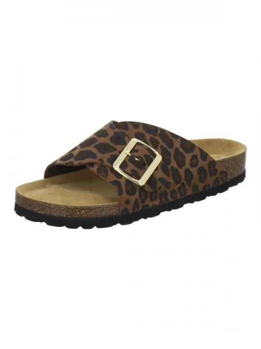 Foto van product AFS-Schuhe Sandaal 'Sandalen Damen leo-braun Veloursleder' bruin