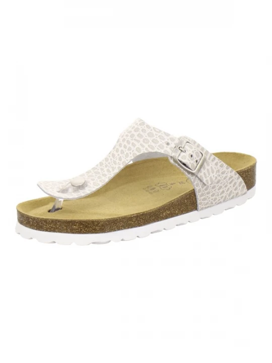 Foto van product AFS-Schuhe Sandaal 'Zehensteg Sandalen Damen beige-crocco' beige
