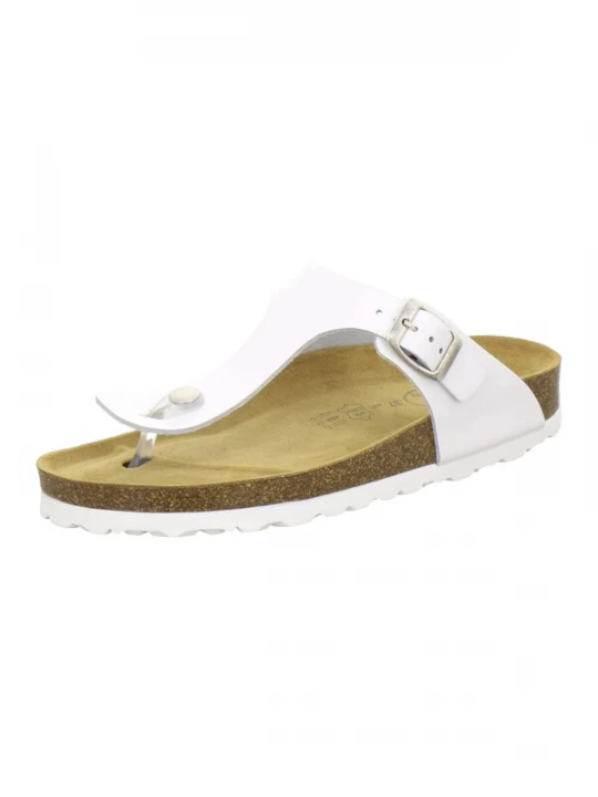 Foto van product AFS-Schuhe Sandaal 'Zehensteg Sandalen Damen weiß' wit