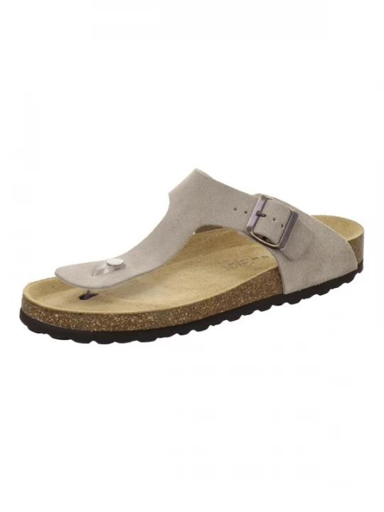Foto van product AFS-Schuhe Sandalen 'Zehensteg Sandalen Herren quarz Veloursleder' donkerbeige