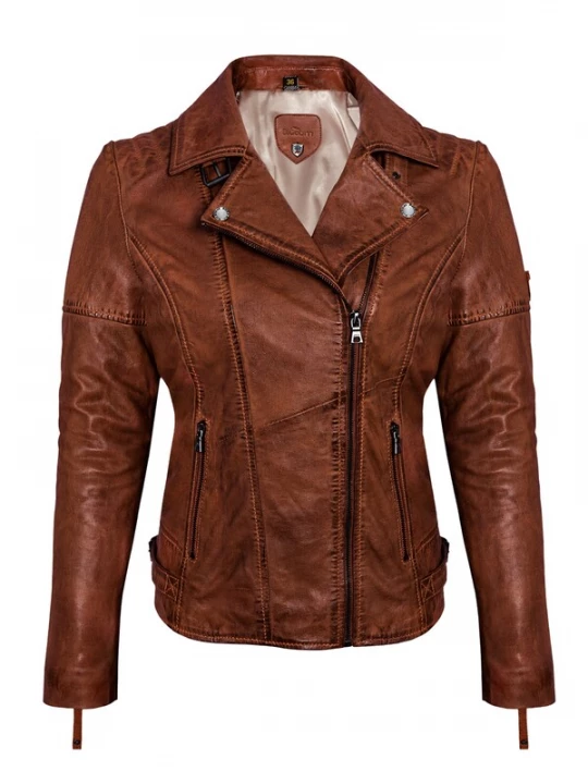 Foto van product Agamaa Tussenjas 'Heeda' cognac
