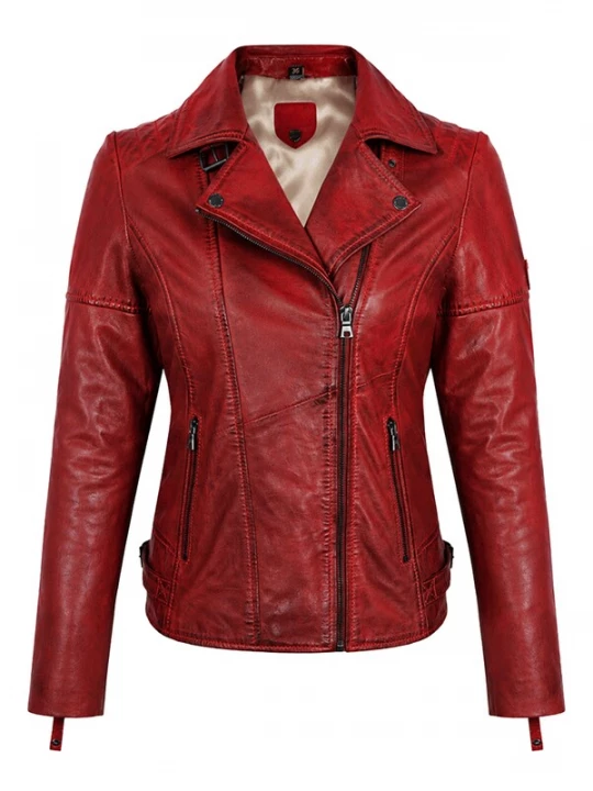 Foto van product Agamaa Tussenjas 'Heeda' rood