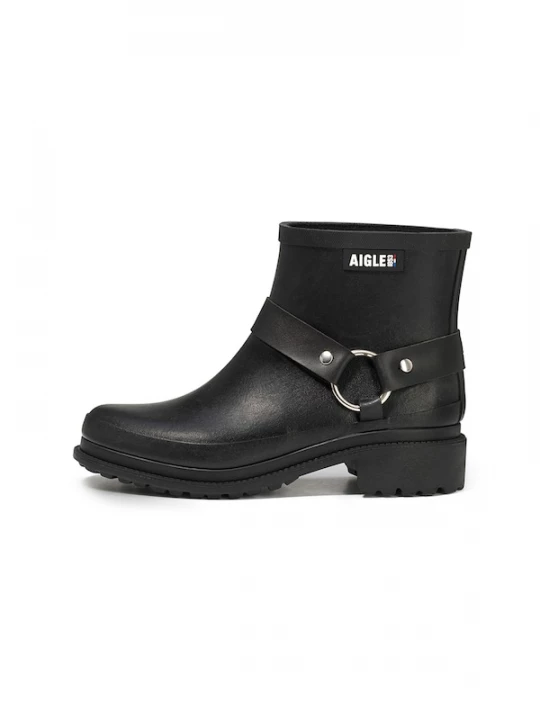 Foto van product AIGLE Enkellaarsjes 'Macadames' zwart / wit