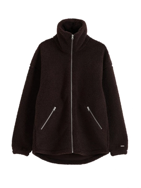 Foto van product Aim'n Fleece jas chocoladebruin AIMN