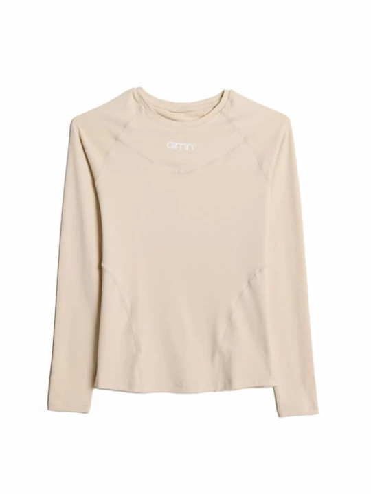 Foto van product Aim'n Functioneel shirt beige / wit AIMN