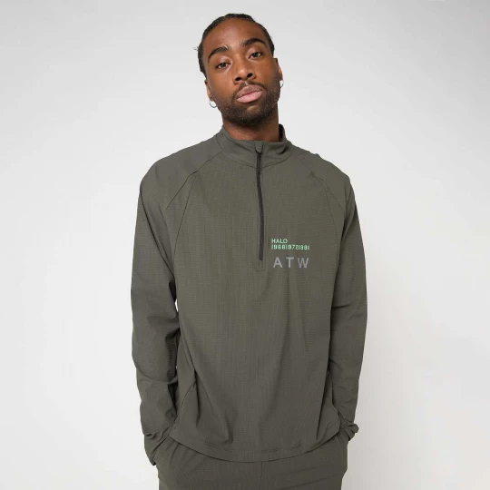 Foto van product Air Half Zip Shirt Halo groen