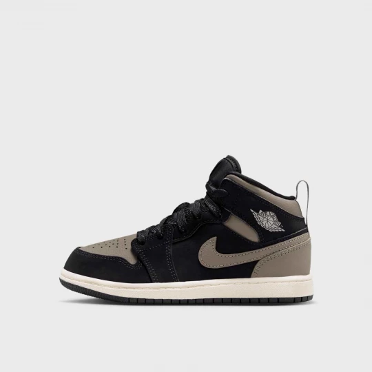 Foto van product Air Jordan 1 Mid Kinderen zwart