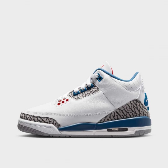 Foto van product Air Jordan 3 Retro (GS) “True Blue” wit