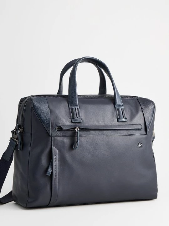 Foto van product Aktetas Piquadro donkerblauw