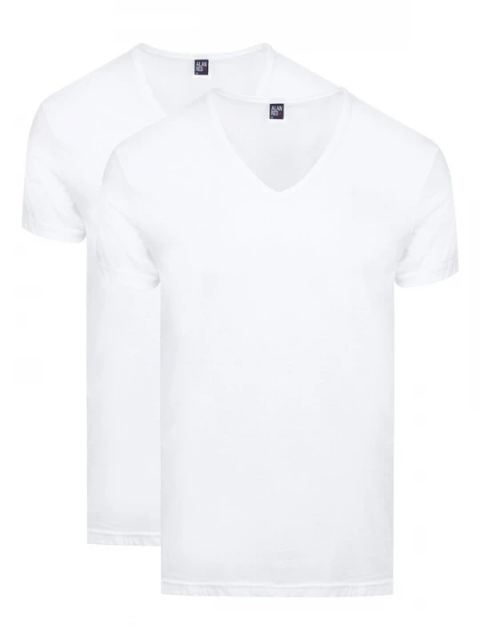 Foto van product alan red Shirt 'Dean' wit