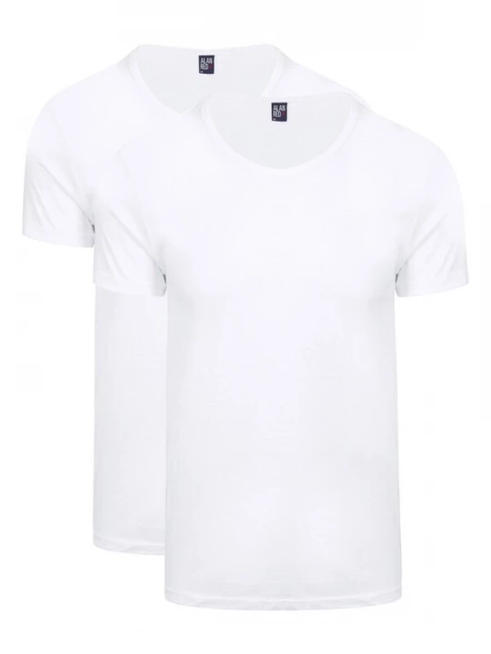 Foto van product alan red Shirt 'James' wit