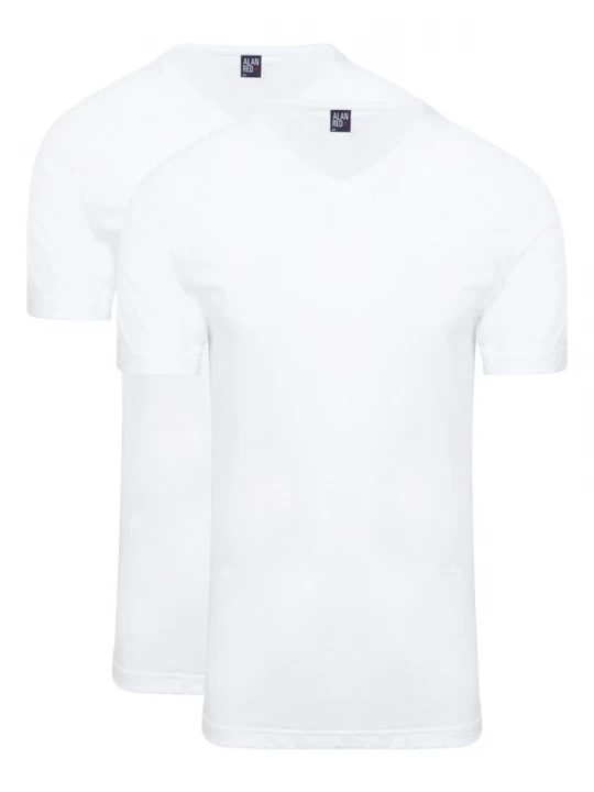 Foto van product alan red Shirt 'West-Virginia' wit