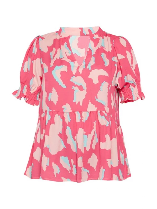 Foto van product ALBEE Blouse lichtgroen / pink