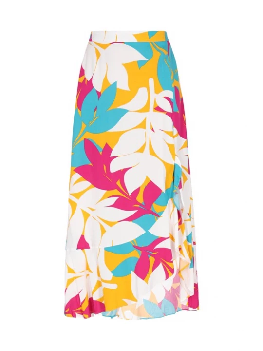 Foto van product IZIA Rok turquoise / geel / pink / wit