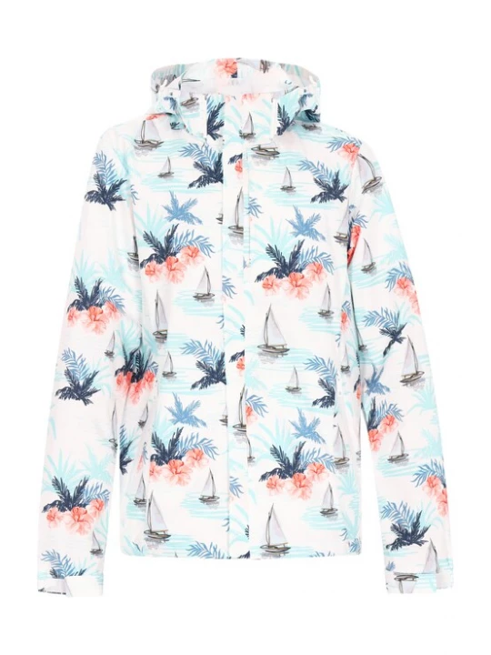 Foto van product ALEKO Tussenjas lichtblauw / donkerblauw / koraal / wit
