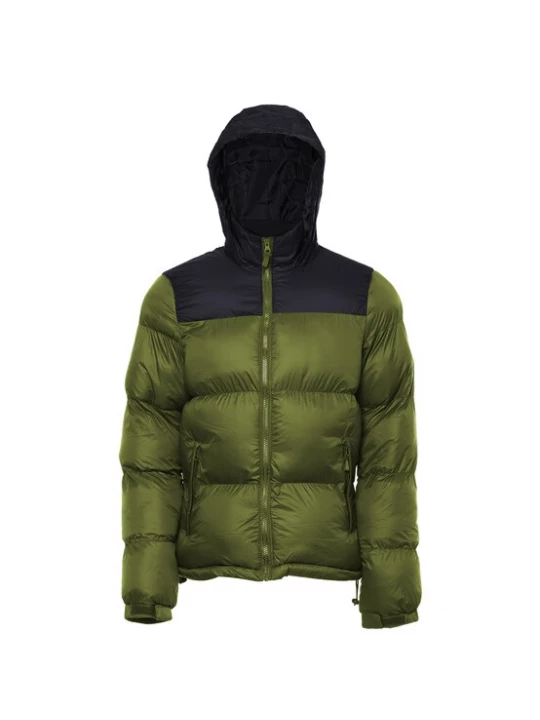 Foto van product FUMO Winterjas olijfgroen / zwart