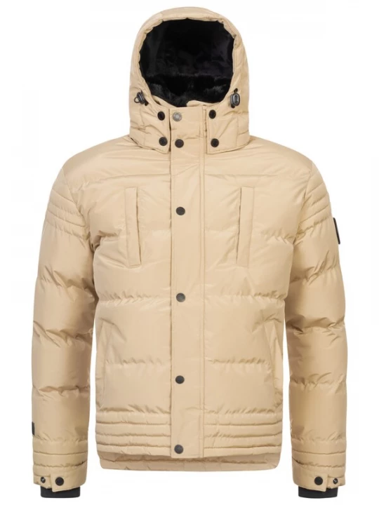 Foto van product Alessandro Salvarini Winterjas 'Fabiano' beige / zwart