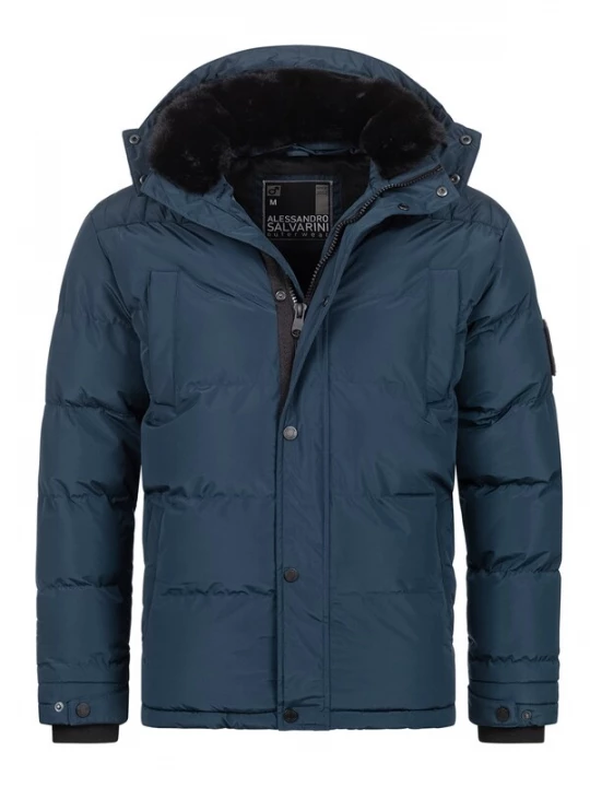 Foto van product Alessandro Salvarini Winterjas marine
