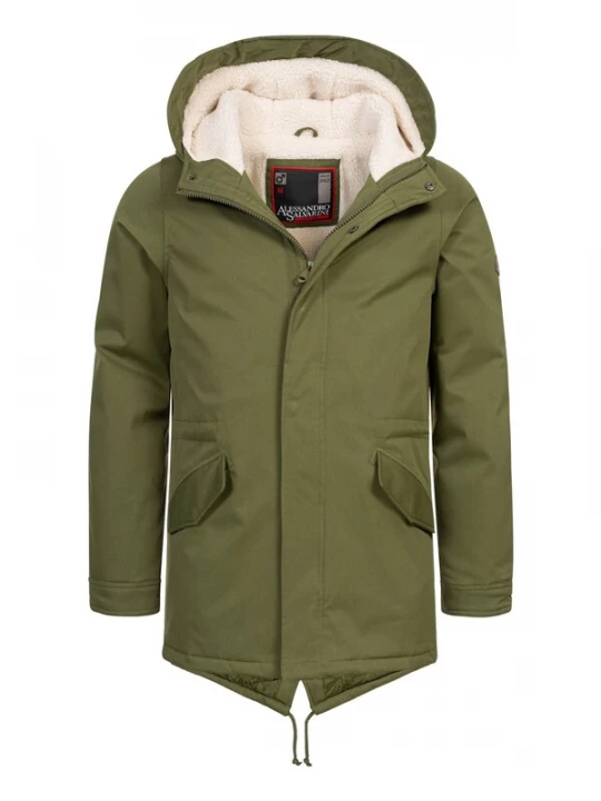 Foto van product Alessandro Salvarini Winterparka 'AS138' donkergroen