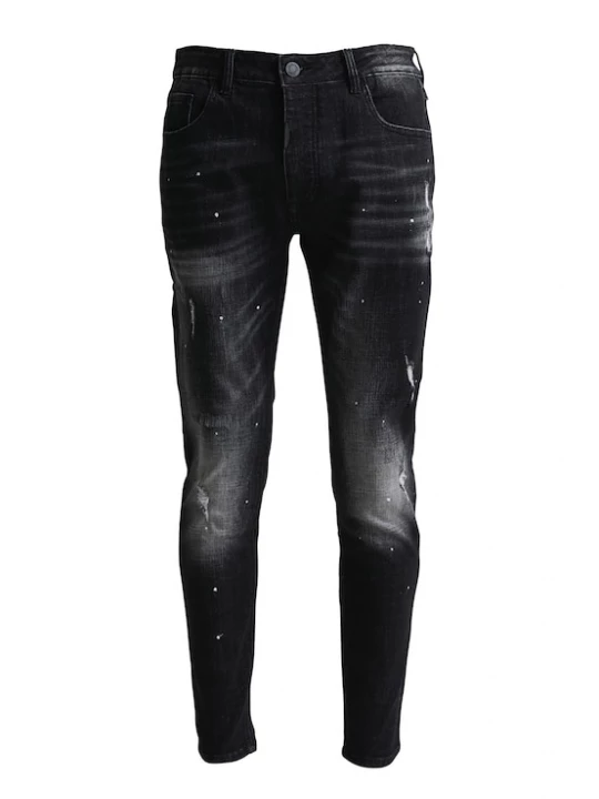 Foto van product Alessandro Zavetti Jeans 'Leonelli' zwart / wit
