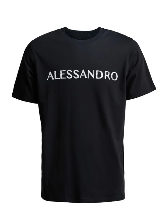 Foto van product Alessandro Zavetti Shirt 'Meucci' zwart / wit