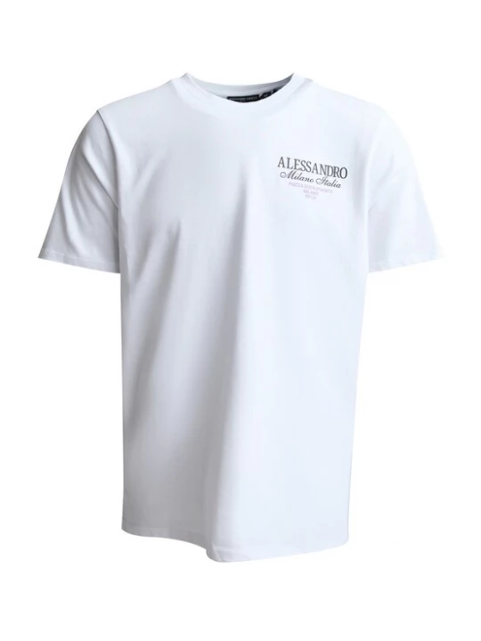 Foto van product Alessandro Zavetti Shirt 'Montanelli' lichtlila / zwart / wit