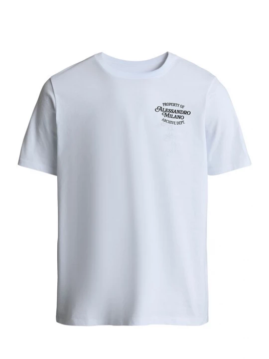 Foto van product Alessandro Zavetti Shirt 'Pirelli' lichtgrijs / zwart / wit