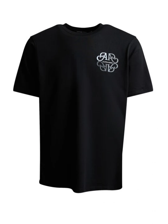 Foto van product Alessandro Zavetti Shirt 'Vicolo' grijs / donkergrijs / zwart / wit