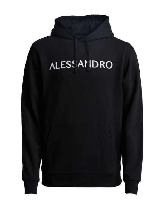 Foto van product Alessandro Zavetti Sweatshirt 'Meucci' zwart / wit