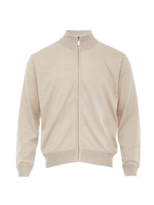 Foto van product Jalene Gebreid vest beige gemêleerd