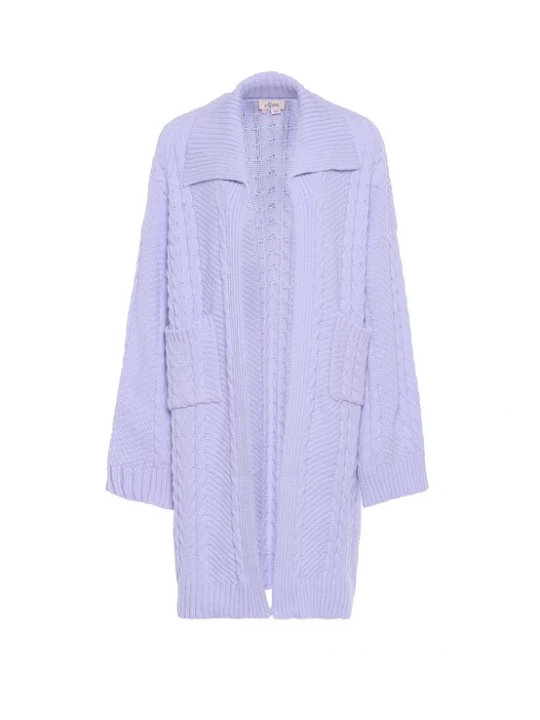 Foto van product aleva Gebreid vest lavendel